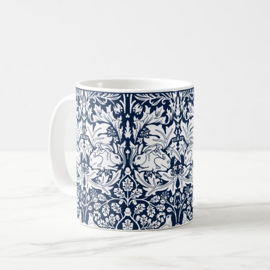 William Morris Brer Rabbit Pattern Kaffeetasse (Vorderseite Links)