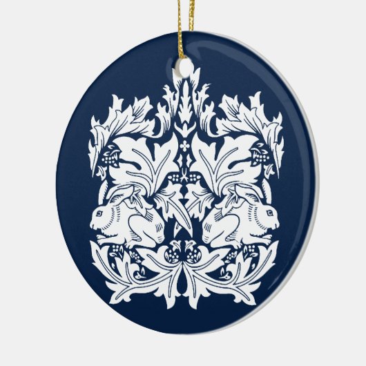 William Morris Brer Rabbit Pattern Keramik Ornament (Links)