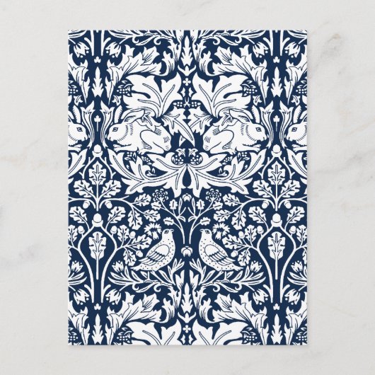William Morris Brer Rabbit Pattern Postkarte (Vorderseite)