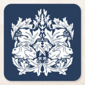 William Morris Brer Rabbit Pattern Rechteckiger Pappuntersetzer (Vorderseite)