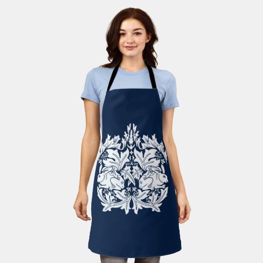 William Morris Brer Rabbit Pattern Schürze (Getragen)