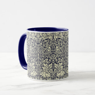 William Morris Brer Rabbit Vintage Blaues Muster Tasse