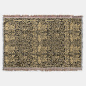 William Morris Brer Rabbit Vintage-Muster Decke (Vorderseite)