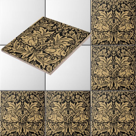 William Morris Brer Rabbit Vintage-Muster Fliese