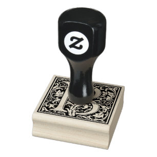 William Morris Brief B Gummistempel