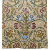William Morris Brocade Elegant Duschvorhang (Vorderseite)