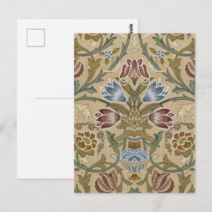William Morris Brocade Elegant Postkarte