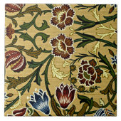 William Morris - Brocade, Fliese (Vorderseite)