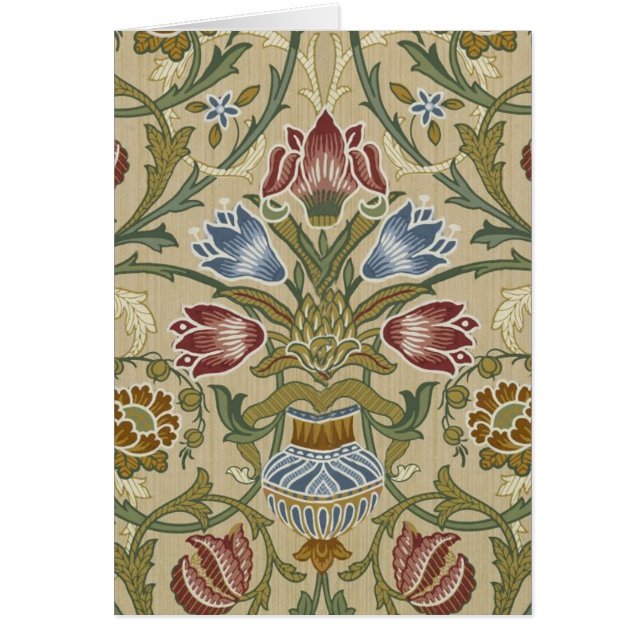 William Morris Brocade Floral Wallpaper Pattern (Vorne)