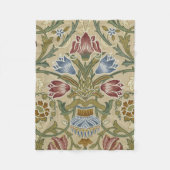 William Morris Brocade Floral Wallpaper Pattern Fleecedecke (Vorderseite)