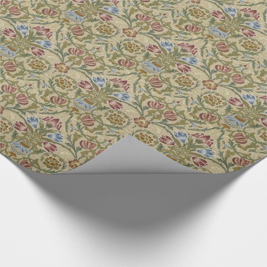William Morris Brocade Floral Wallpaper Pattern Geschenkpapier (Ecke)