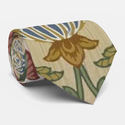 William Morris Brocade Floral Wallpaper Pattern Krawatte (Gerollt)