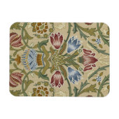 William Morris Brocade Floral Wallpaper Pattern Magnet (Horizontal)