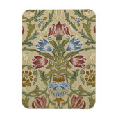 William Morris Brocade Floral Wallpaper Pattern Magnet (Vertikal)