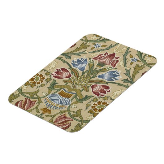 William Morris Brocade Floral Wallpaper Pattern Magnet (Linke Seite)