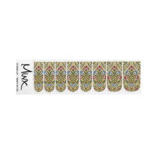 William Morris Brocade Floral Wallpaper Pattern Minx Nagelkunst