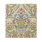 William Morris Brocade Floral Wallpaper Pattern Notizblock (Vorderseite)