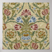 William Morris Brocade Floral Wallpaper Pattern Poster (Vorne)