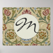 William Morris Brocade Floral Wallpaper Pattern Poster (Vorne)