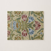 William Morris Brocade Floral Wallpaper Pattern Puzzle (Horizontal)