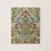 William Morris Brocade Floral Wallpaper Pattern Puzzle (Vertikal)