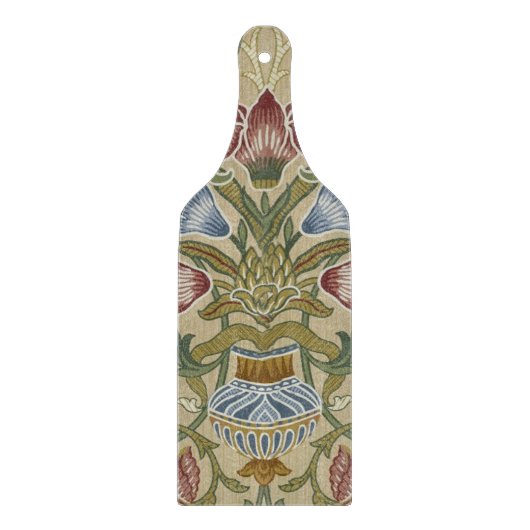 William Morris Brocade Floral Wallpaper Pattern Schneidebrett (Vorderseite)