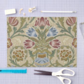 William Morris Brocade Floral Wallpaper Pattern Seidenpapier (Handwerk)