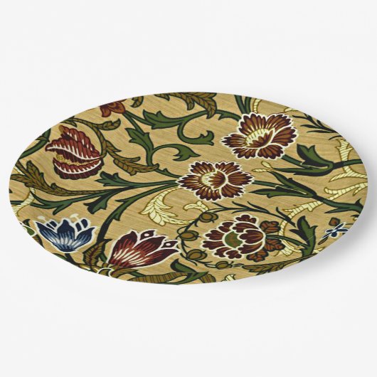 William Morris - Brocade Pappteller (Schrägansicht)