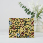 William Morris - Brocade Postkarte (Stehend Vorderseite)