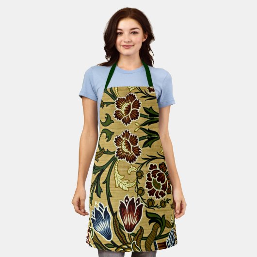 William Morris - Brocade Schürze (Getragen)