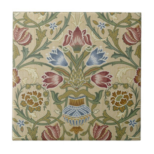 William Morris Brokat Blumen Tapetenmuster Fliese