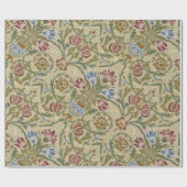 William Morris Brokat Blumen Tapetenmuster Geschenkpapier (Flach)