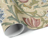 William Morris Brokat Blumen Tapetenmuster Geschenkpapier (Rolleneckpunkt)