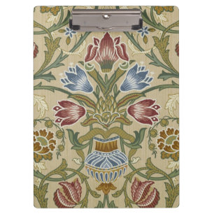 William Morris Brokat Blumen Tapetenmuster Klemmbrett