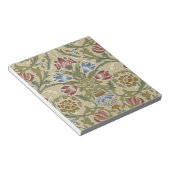 William Morris Brokat Blumen Tapetenmuster Notizblock (angewinkelt)