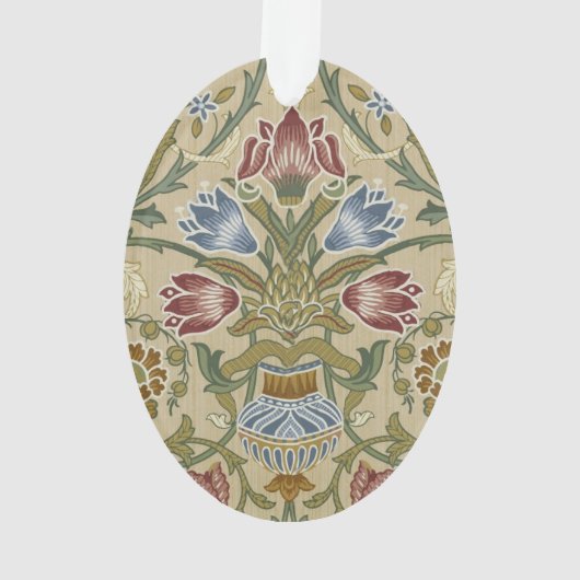 William Morris Brokat Blumen Tapetenmuster Ornament (Rückseite)