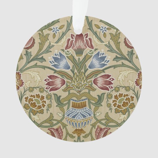 William Morris Brokat Blumen Tapetenmuster Ornament (Vorderseite)