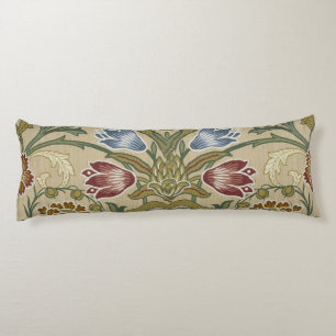 William Morris Brokat-Blumen-Tapetenmuster Seitenschläferkissen