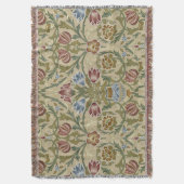 William Morris Brokat-Blumen-Wallpaper-Muster Decke (Vorderseite Vertikal)