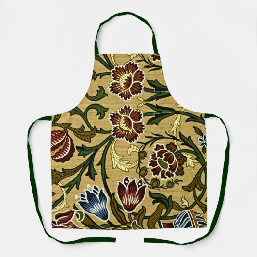 William Morris - Brokat Schürze (Vorderseite)