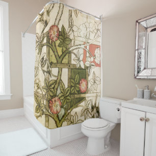William Morris Brooklyn Museum Wallpaper Duschvorhang