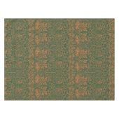 William Morris Brother Rabbit Amber Black Pattern Tischdecke (Vorderseite (Horizontal))