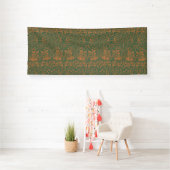 William Morris Brother Rabbit Bernstein Schwarzes Banner (Insitu)