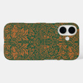 William Morris Brother Rabbit Bernstein Schwarzes Case-Mate iPhone Hülle (Rückseite (Horizontal))