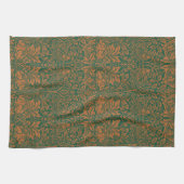 William Morris Brother Rabbit Bernstein Schwarzes Geschirrtuch (Horizontal)