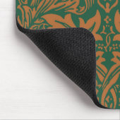 William Morris Brother Rabbit Bernstein Schwarzes Mousepad (Ecke)