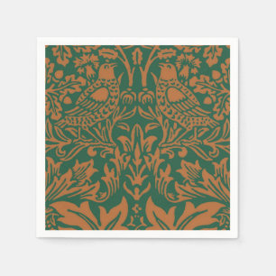William Morris Brother Rabbit Bernstein Schwarzes Serviette