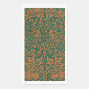 William Morris Brother Rabbit Bernstein Schwarzes Serviette