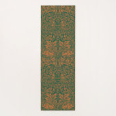 William Morris Brother Rabbit Bernstein Schwarzes Yogamatte (Rückseite)