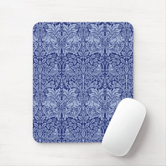 William Morris Brother Rabbit Design Mousepad (Mit Mouse)